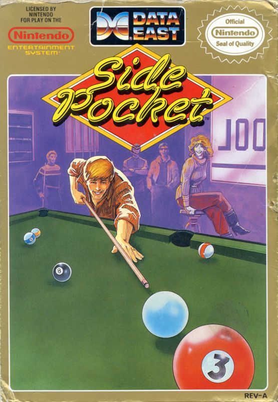 Side Pocket box art for Super Nintendo